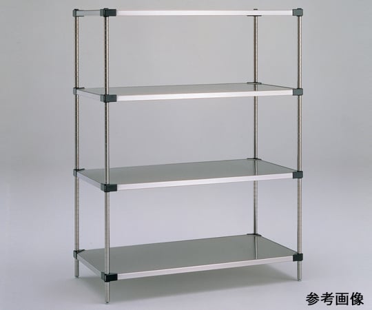 【組立】エレクター1-4587-01ソリッドエレクターシェルフドーリー無１５１９×６１４×１８９２ｍｍ【1台】(as1-1-4587-01)