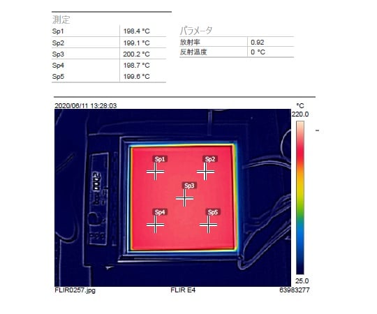 1-4601-31-91 ■海外仕様 ホットプレート （NINOS） 350℃ 170×170mm （AC220V plug type： I ） NDK-1A-I