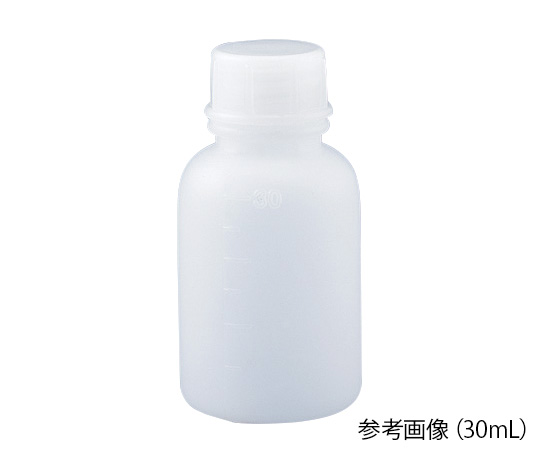 アズワン1-4657-63細口瓶中フタ付100mL(ケース販売)100本入【1箱(100本入)】(as1-1-4657-63)