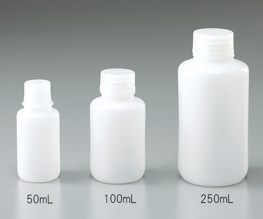 アズワン1-4657-75細口瓶HDPE製500mL(ケース販売)【1箱(50本入)】(as1-1-4657-75)