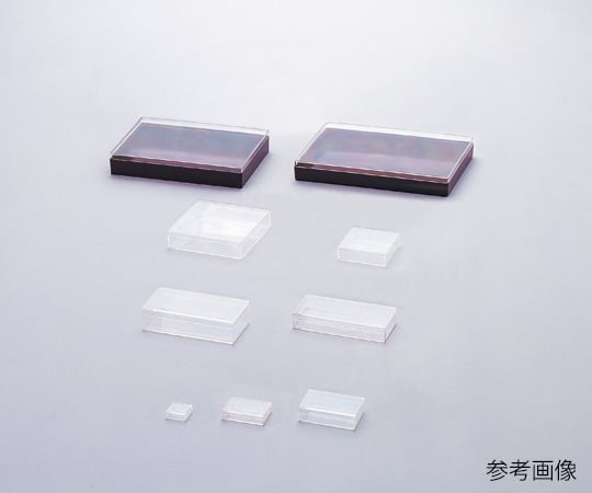 1-4698-01 スチロール角型ケース 50個 36×36×14mm 1型