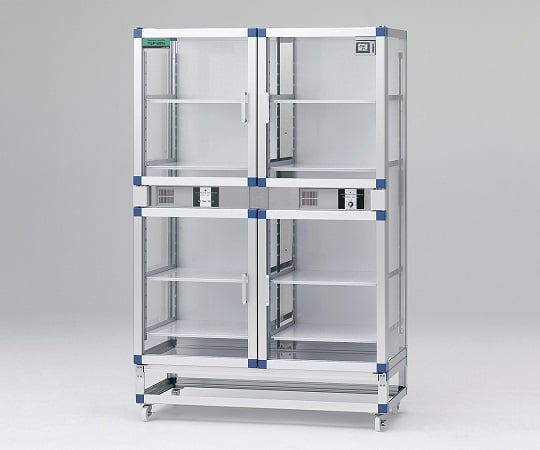 【送料定額】アズワン1-4844-03オートドライデシケーターFNツイン1152×524×1770mm強化プラスチック棚板【1台】(as1-1-4844-03)