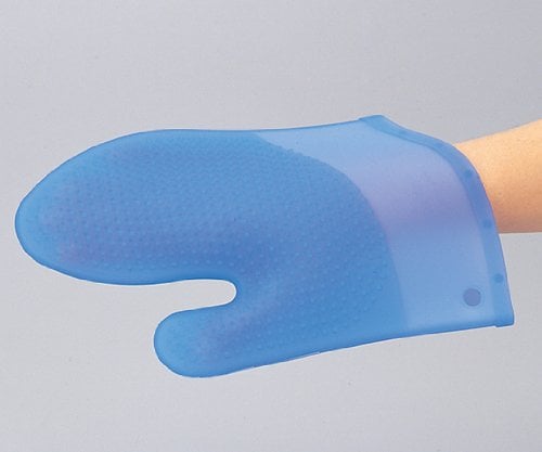 1-4918-01シリコンゴム製オーブンミトン(両面エンボス加工)ショート【1枚】(as1-1-4918-01)