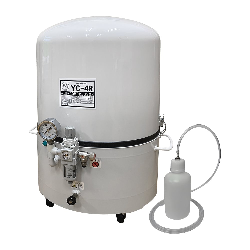 低騒音オイルレスコンプレッサー（カプセルコン・R＆D用）