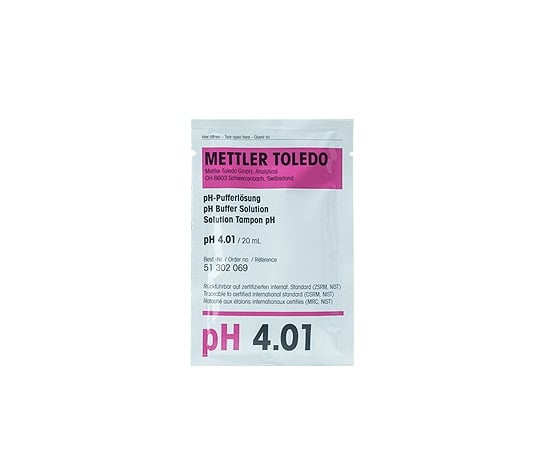 メトラー・トレド1-5102-02ｐＨメータ用標準液２０ｍＬ３０入５１３０２０６９【1箱(30袋入)】(as1-1-5102-02)