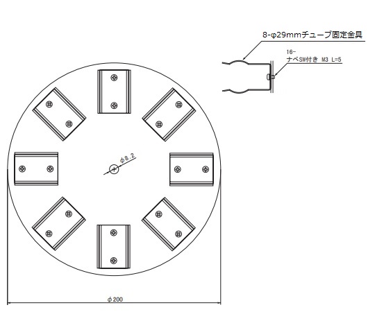 アズワン1-5182-11チューブホルダー５０ｍｌ用（φ２９ｍｍ）【1個】(as1-1-5182-11)