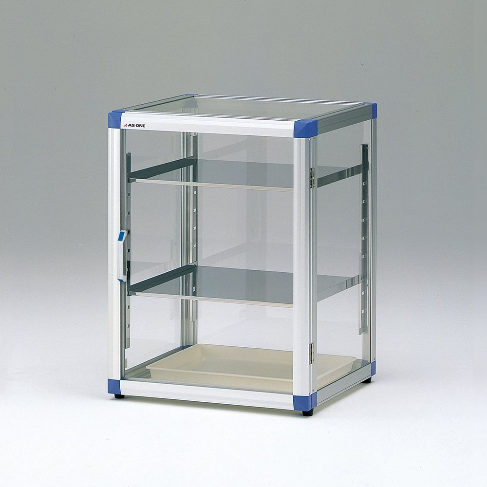 【送料定額】アズワン1-5208-02スタンダードデシケータ－ＢＧ574×517×765mmステンレス棚・ゴム足付き【1台】(as1-1-5208-02)