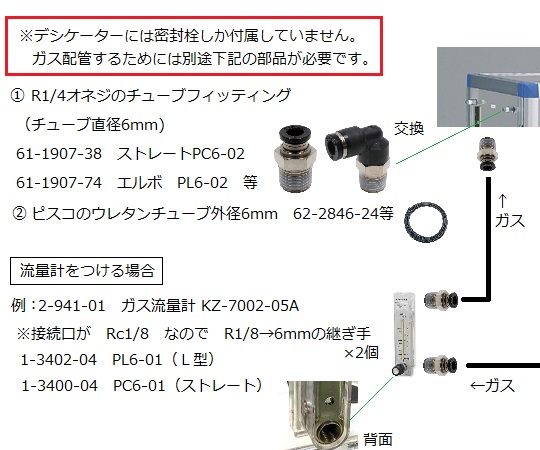 ガス置換デシケータージャンボ　GD-W4S