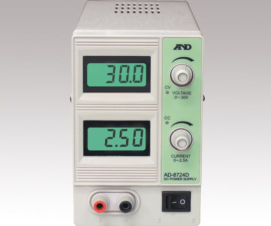 【校正対応】エー・アンド・デイ1-5314-12直流安定化電源30V-2.5AＡＤ－８７２４Ｄ【1台】(as1-1-5314-12)