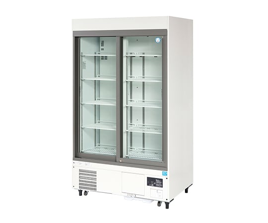 1-5460-32 薬用冷蔵ショーケース 1200×650(700)×1917mm FMS-800GH
