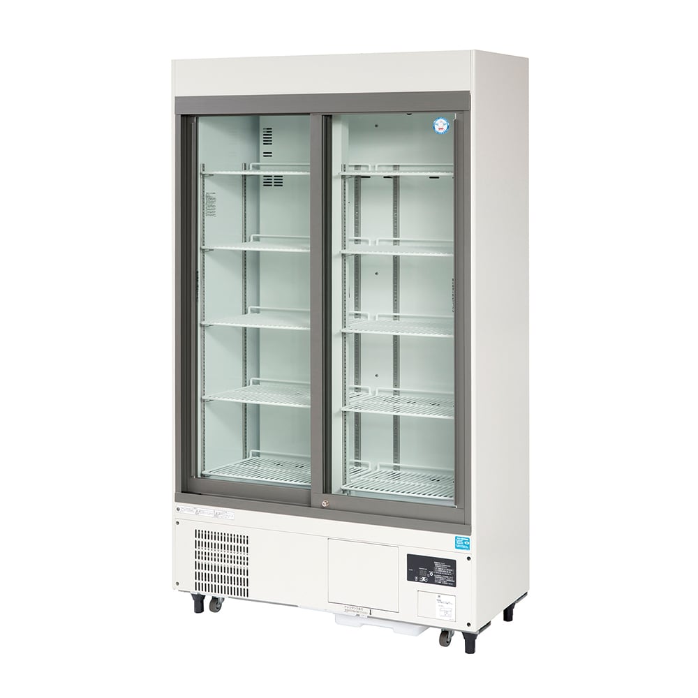 1-5460-32 薬用冷蔵ショーケース 1200×650(700)×1917mm FMS-800GH 