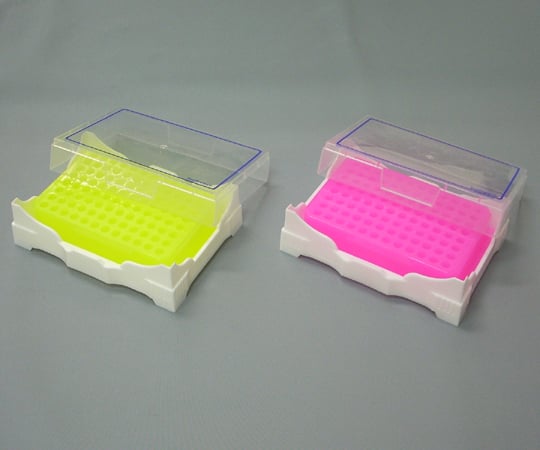 1-5531-02アイソフリーズＰＣＲラック緑（冷却時）・黄色（常温時）【1箱(2個入)】(as1-1-5531-02)