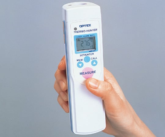 オプテックス1-5621-01-20　防水型非接触温度計　校正証明書付 PT-7LD