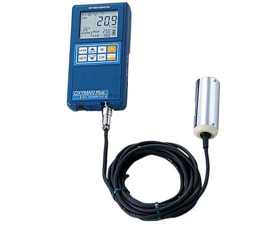 【校正対応】1-5664-03酸素モニタＯＸＹＭＡＮ内蔵センサー×１分離センサー×１【1台】(as1-1-5664-03)