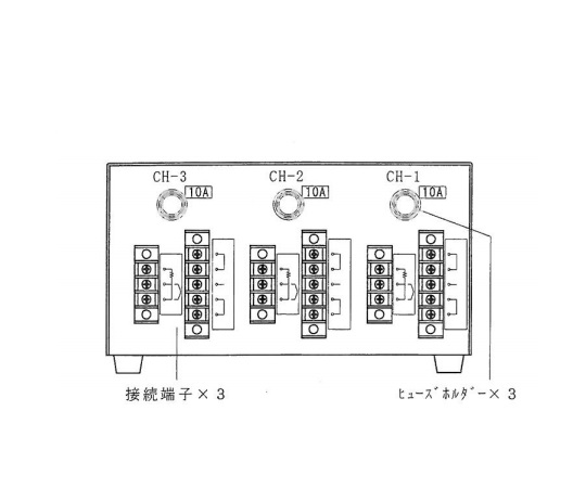 ［取扱停止］フリー電源デジタル温度調節器　0～999℃　K熱電対×3　TS-K3K