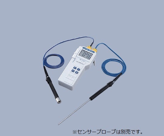 1-5812-02-20 デジタル温度計 2ch 校正証明書付 切替式 TM-301