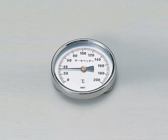 1-600-01 バイメタル温度計 サーモペッター 0～200 2340-20