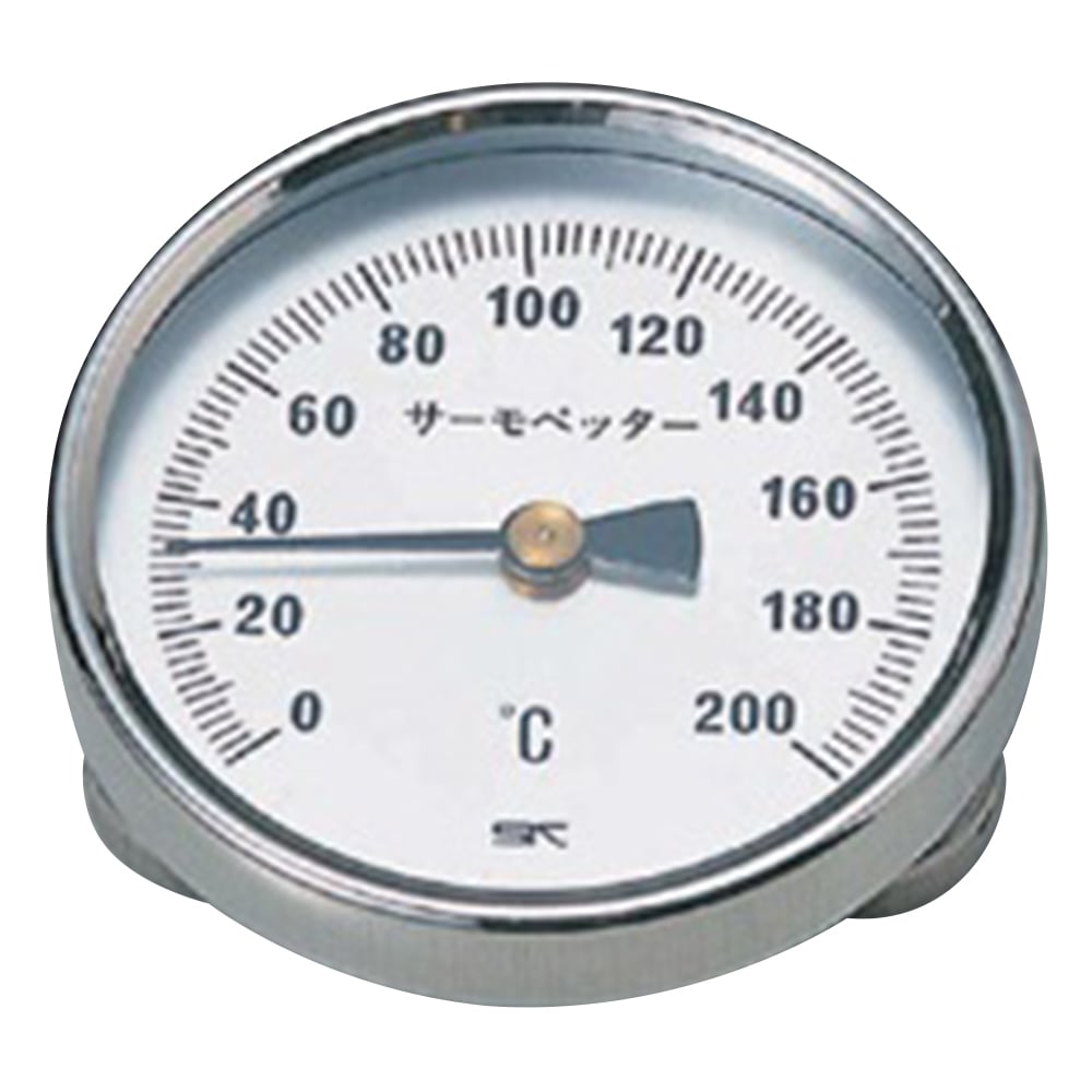 バイメタル温度計 サーモペッター 0～200 2340-20