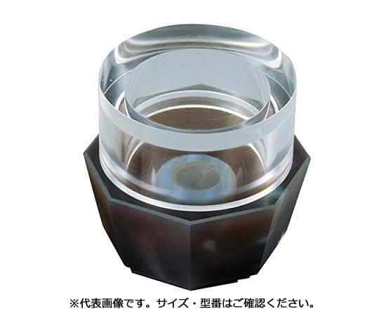 1-6020-03 めのう製マグネット乳鉢セット 15g八角