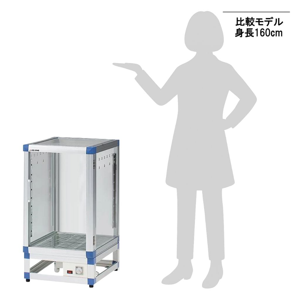 1-6055-01 ニューダストアウトドライ パネルタイプ 444×543×830mm AG