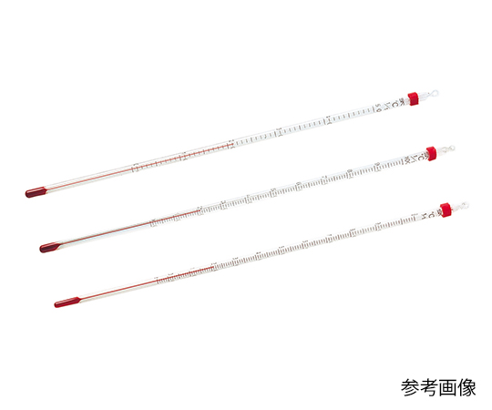 佐藤計量器製作所1-610-15赤液棒状温度計０～１５０℃【1本】(as1-1-610-15)