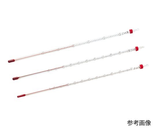 佐藤計量器製作所1-610-16赤液棒状温度計０～２００℃【1本】(as1-1-610-16)
