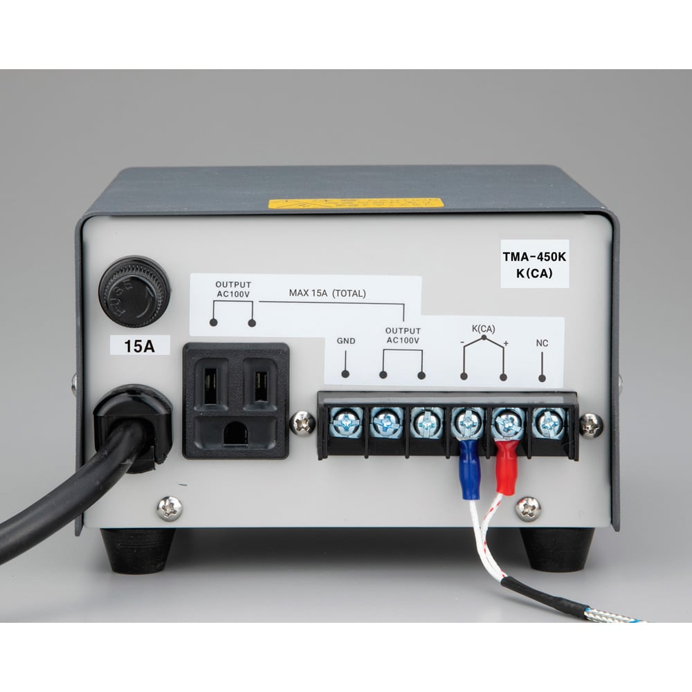 1-6123-11 デジタル卓上型温度調節器 0～500℃ ON/OFF制御 TMA-450K