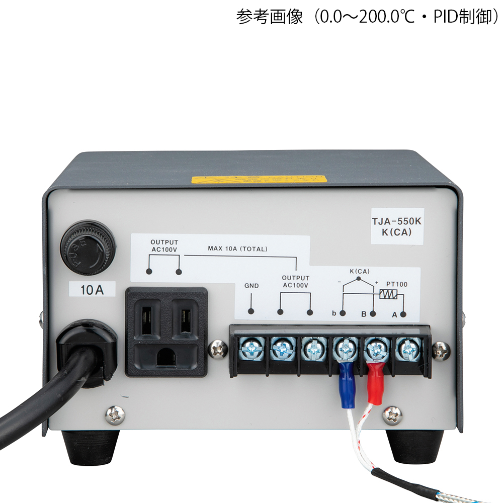 1-6124-12-20 デジタル高精度温度調節器 0.0～200.0℃ PID制御 校正証明書付 TMA-550P