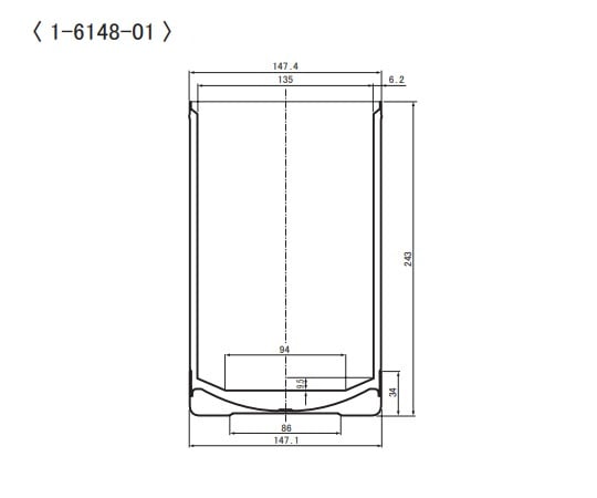 真空断熱容器　3000mL　BTC-3001