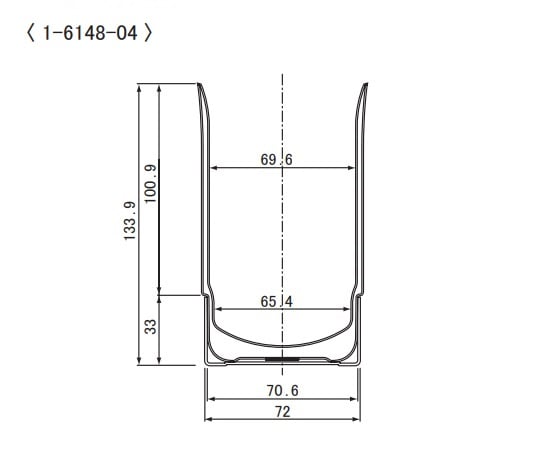 1-6148-04 真空断熱容器 450mL BTC-451