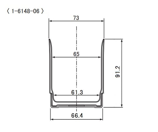 1-6148-06 真空断熱容器 250mL BTC-251