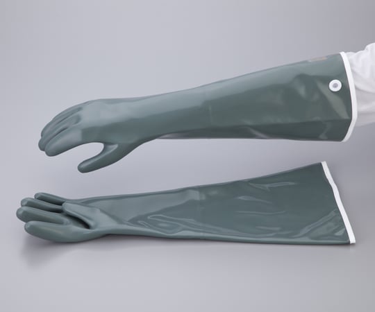 ダイヤゴム1-6177-03耐酸・耐アルカリ用手袋(ダイローブ)A95-55L1双入【1双】(as1-1-6177-03)