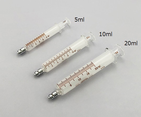 1-6187-02 白硬注射筒 ロック先 2mL 00211002 【AXEL】 アズワン
