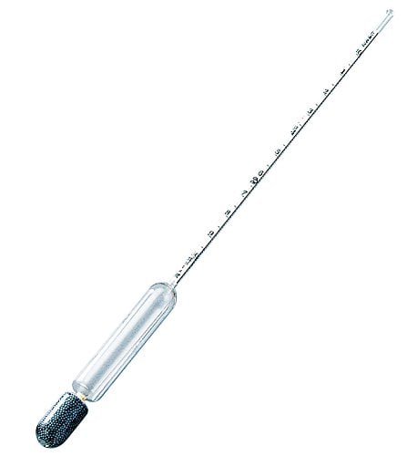 【校正対応】日本計量器工業1-6205-05１０度間重ボーメ度計ＪＣ－９３２４【1本】(as1-1-6205-05)