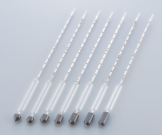 【校正対応】日本計量器工業1-6205-07１０度間重ボーメ度計ＪＣ－９３２６【1本】(as1-1-6205-07)