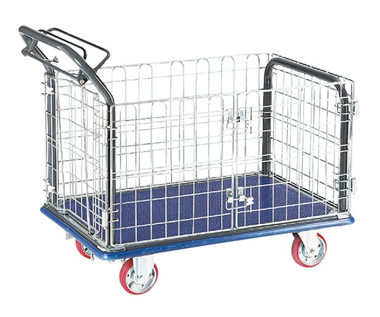 エヌケーキャリーキャスター1-6290-04観音扉型金網台車ＮＫ３０７Ｋ－ＨＢ【1台】(as1-1-6290-04)