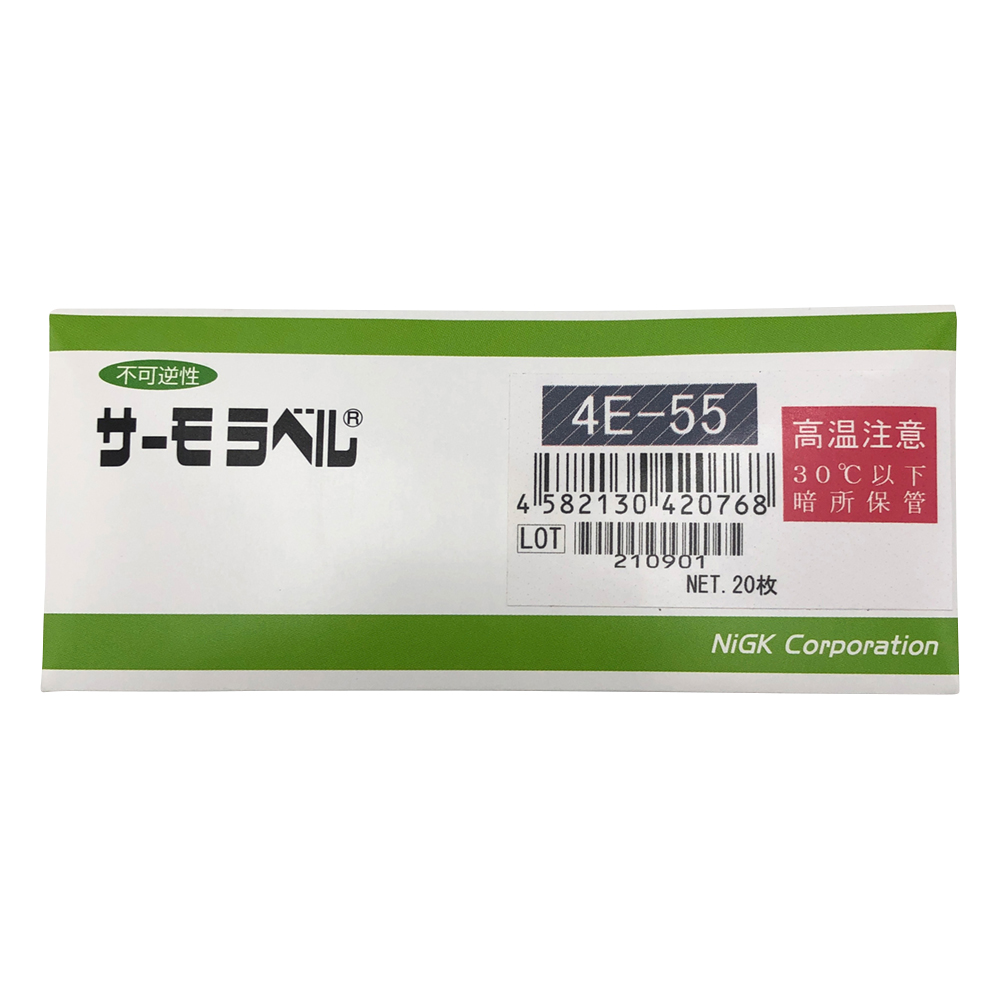 計測器具 日油技研工業 デジタルサーモテープ D-38 30入  1-628-03 - 1