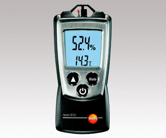 テストー1-6444-01-20　ポータブル温湿度計　校正証明書付 testo610