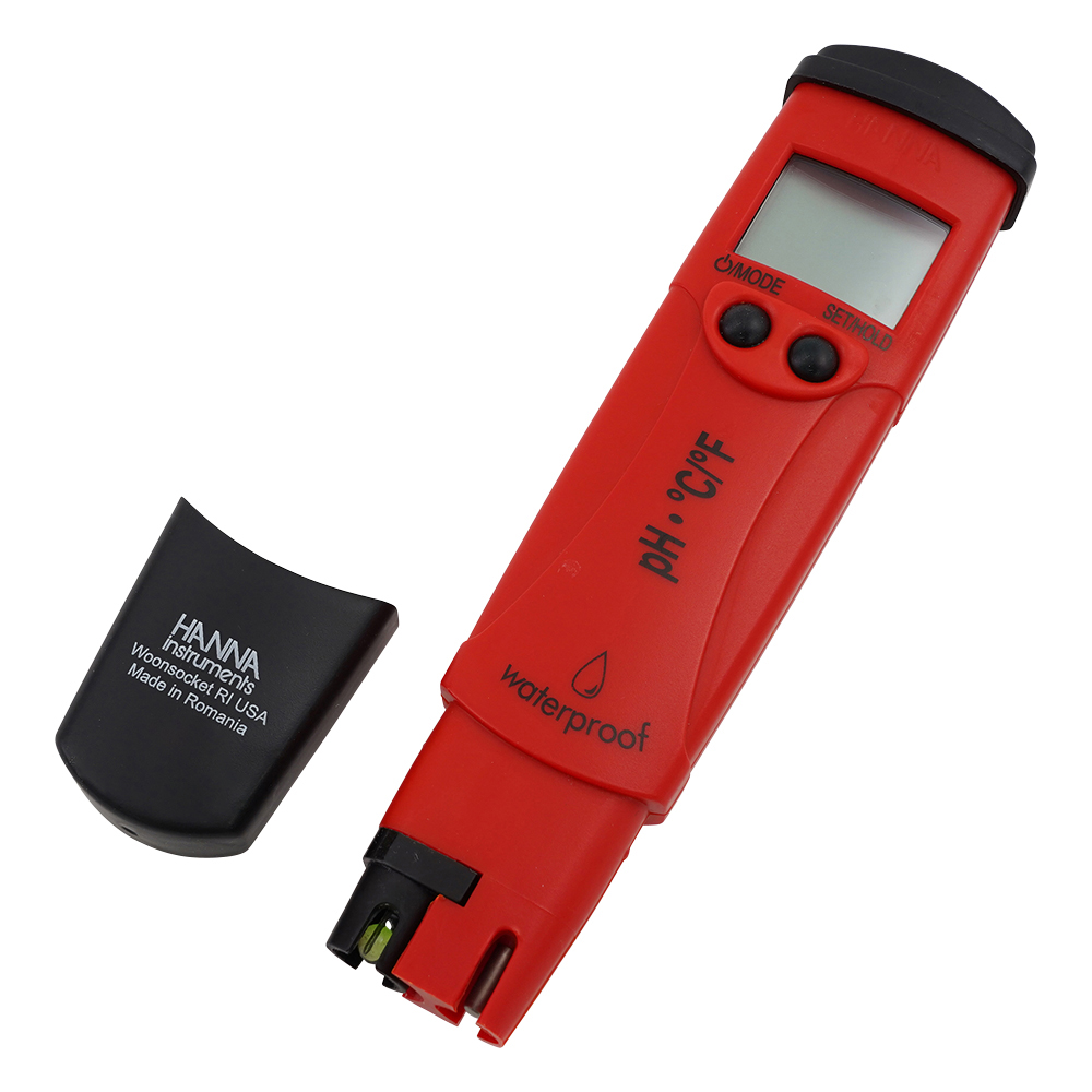 日常防水pH計 英語版校正証明書付