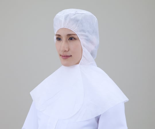 東京メディカル1-6622-03でんでん帽ツバ無し・襟巻型ＣＡ－１０５５０枚入【1箱(50枚入)】(as1-1-6622-03)