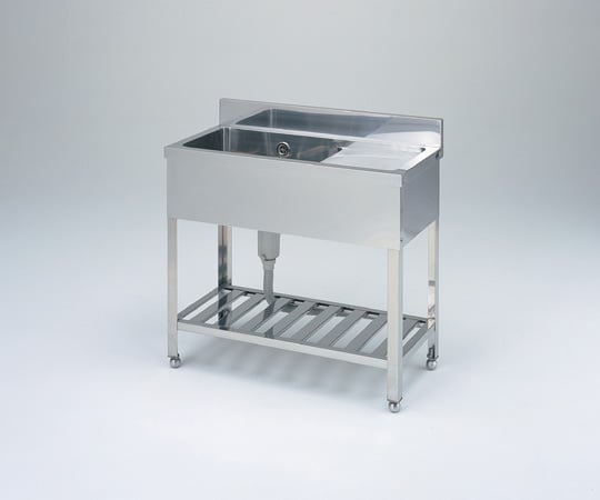 【送料定額】1-6634-03流し台（一槽水切付）ＦＡＳ－Ｔ－９６【1台】(as1-1-6634-03)