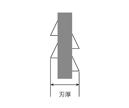 1-6702-02 バンドソー（K-100）用替刃 K-100-2 【AXEL】 アズワン