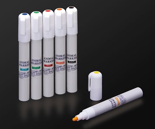 1-6718-12アニマルマーカーＦＧ２２００Ｙ（黄）【1袋(3本入)】(as1-1-6718-12)