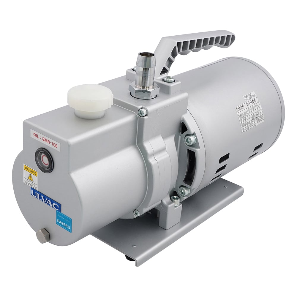 ■海外仕様　油回転真空ポンプ（小型直結型）　156×341×199.5mm　二段式