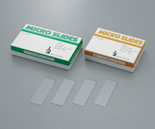 武藤化学1-6723-04スライドグラス１１０３（プレクリン水切放）１．０ｍｍ１００枚入【1箱(100枚入)】(as1-1-6723-04)