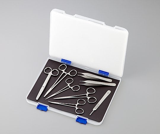 【クラスⅠ】日本フリッツメディコ1-6898-01小動物用手術セットＳ１００１０【1セット】(as1-1-6898-01)