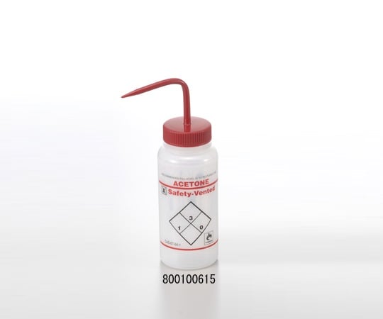 アズワン1-6974-31ラベル付洗浄瓶８００１００６１５アセトン【1本】(as1-1-6974-31)