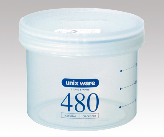 1-7018-03サークルポット４８０ｍＬφ１０８×８０ｍｍ【1個】(as1-1-7018-03)