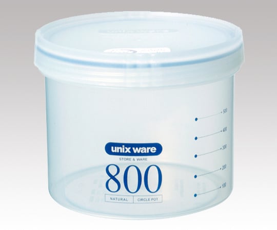 1-7018-05サークルポット８００ｍＬφ１２４×９６ｍｍ【1個】(as1-1-7018-05)