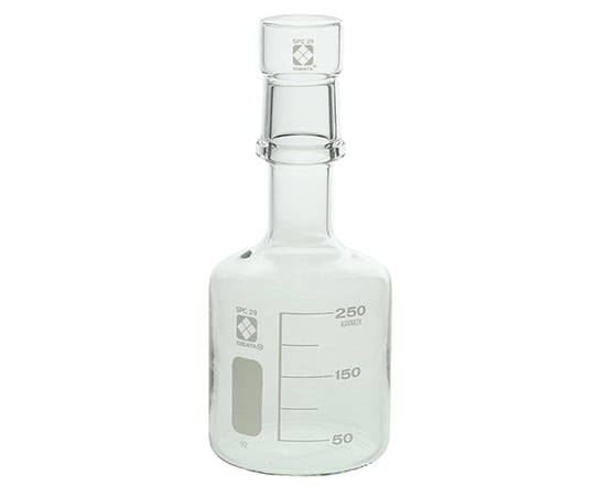 1-7073-02 SPC保存びん （目安目盛・メスキャップ付き） 250mL 017220-29250